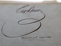 Turckheim exlibris manuscrit