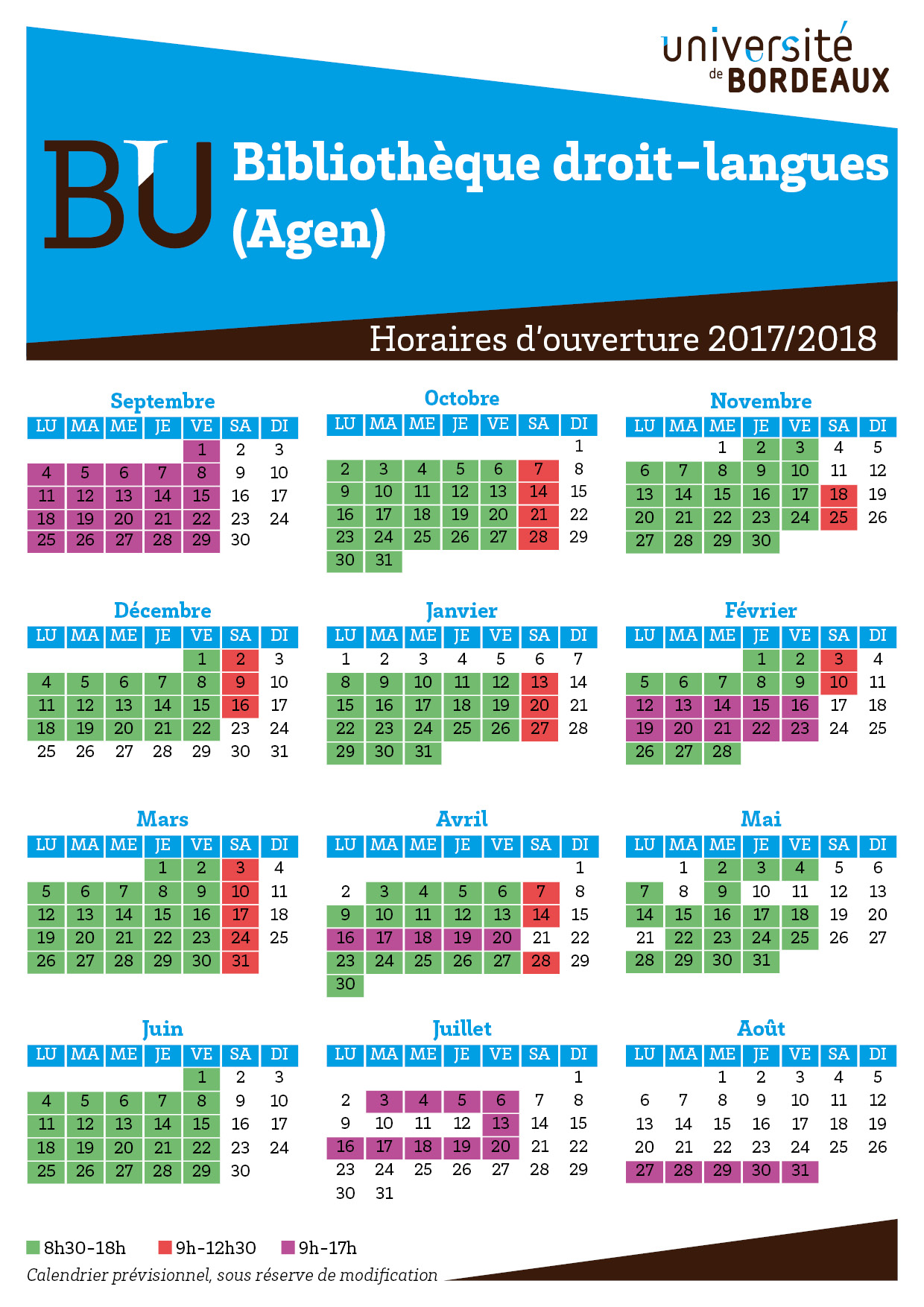 Horaires bib droit-langues Agen 2017-2018 V2