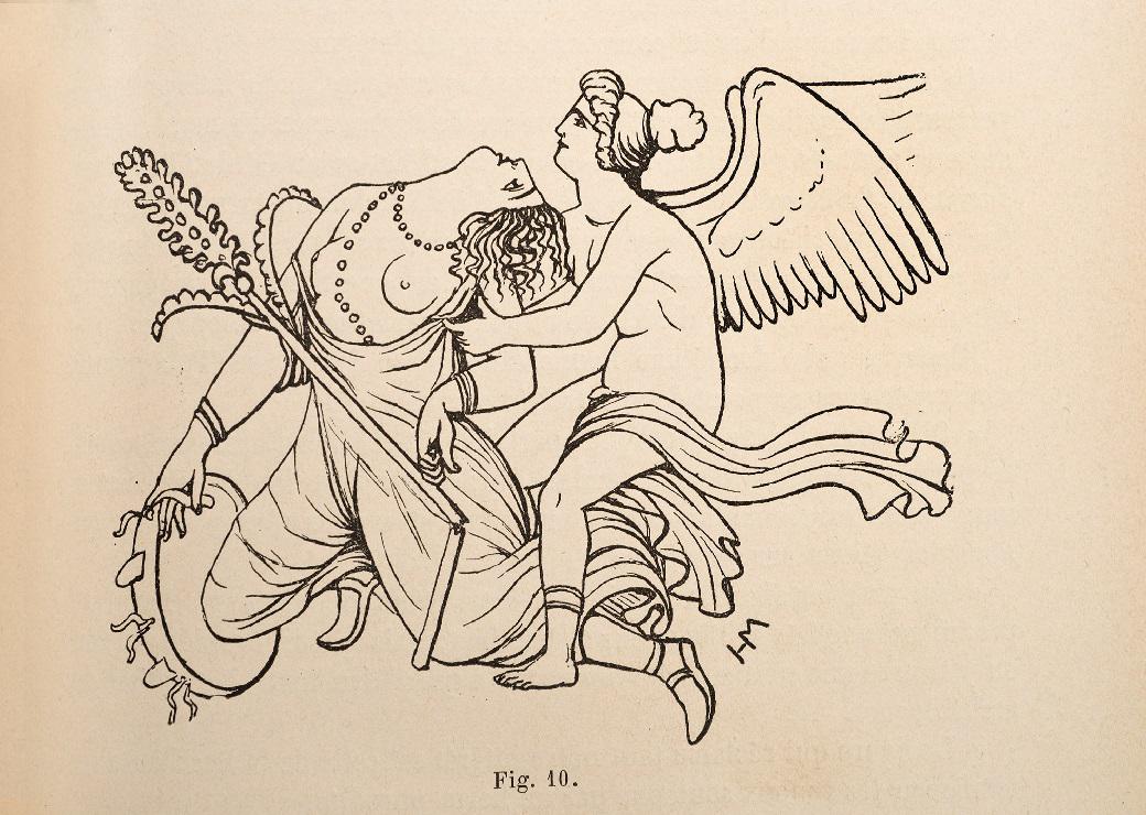 Ménade par Paul Richer. Illustration de l'hystérie (1894).  © Musée des Beaux-Arts - Mairie de Bordeaux. Cliché F. Deval